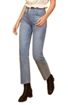 Reformation Cynthia High Waist Relaxed Jeans In Aegean