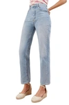 Reformation Cynthia High Waist Relaxed Jeans In Sky