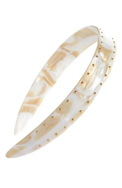 France Luxe Studded Ultracomfort Headband In Alba