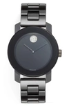 Movado Bold Ceramic Bracelet Watch, 36mm In Black