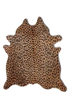 Natural Togo Genuine Cowhide Rug In Leopard