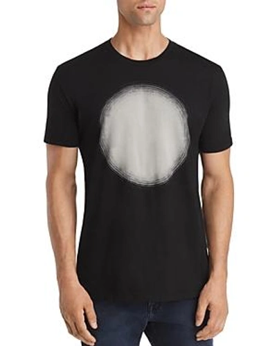 Vestige Sunken Circle Graphic Tee In Black