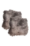 Natural Icelandic Genuine Sheepskin Chair Pad In Grey Brisa