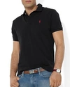 Polo Ralph Lauren Cotton Mesh Classic Fit Polo Shirt In Polo Black