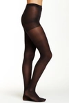 Hue Control Top Tights In Espresso/black
