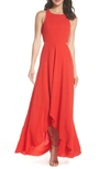 Ali & Jay Cutout Maxi Dress In Red