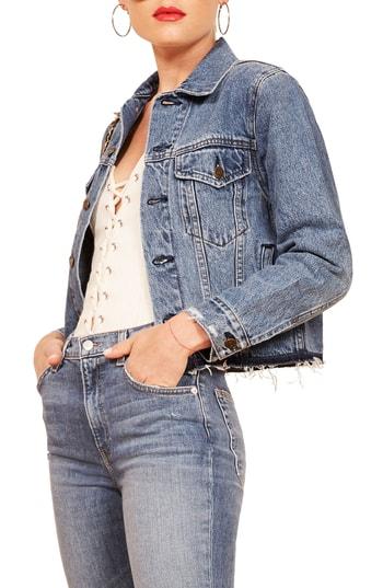 reformation jean jacket