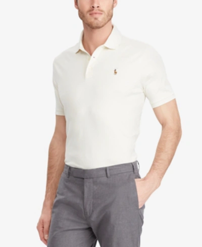Polo Ralph Lauren Men's Classic-fit Soft-touch Cotton Polo In Chic Cream