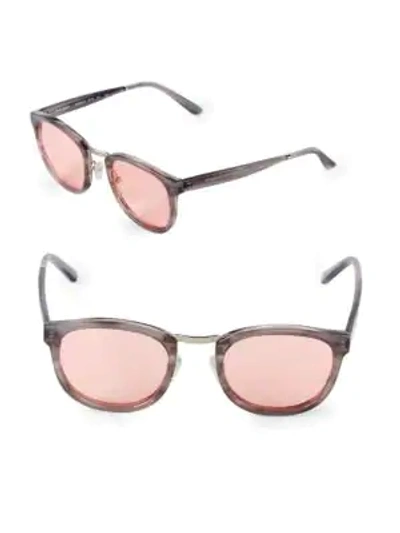Smoke X Mirrors Crossroad 49mm Square Sunglasses In Pink