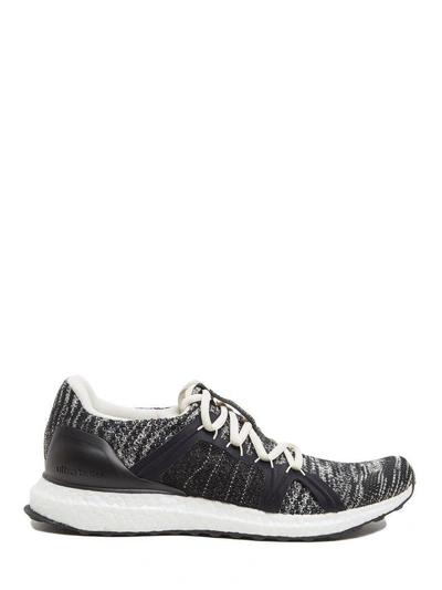 Adidas By Stella Mccartney Ultra Boost Mesh Parley Shoes In Black & White