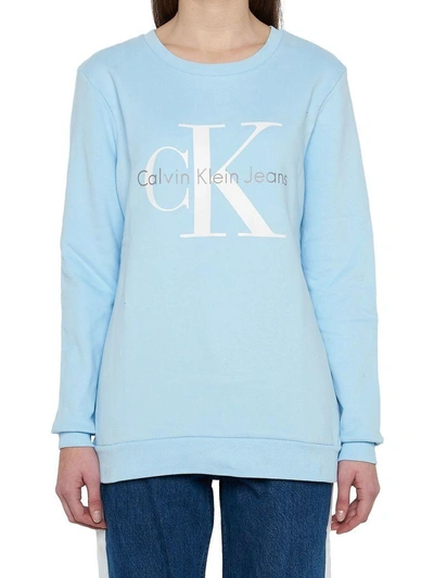 Calvin Klein Jeans Est.1978 Sweatshirt In Light Blue