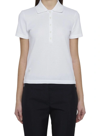 Thom Browne Polo In White