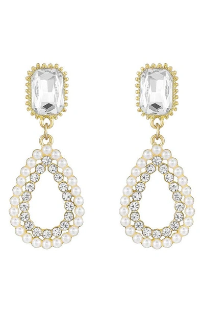 Ettika Bridal Luxe Drop Earrings In Gold