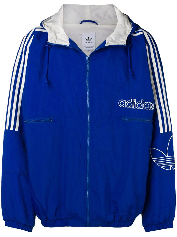 adidas trefoil jacket collegiate royal