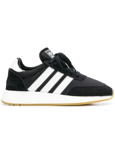 Adidas Originals I-5923 Black Mesh And Suede Sneaker In Nero