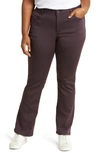 Wit & Wisdom 'ab'solution High Waist Itty Bitty Bootcut Jeans In Malbec
