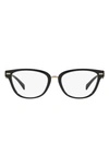 Versace 54mm Cat Eye Optical Glasses In Black