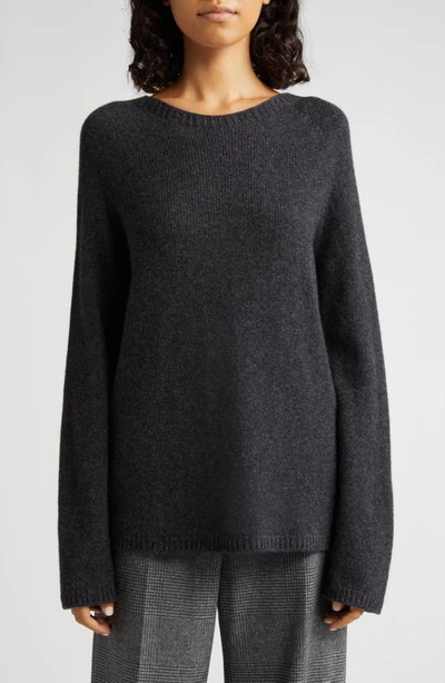 Max Mara George Wool & Cashmere Blend Sweater In Dark Grey