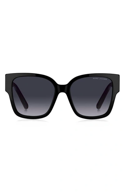 Marc Jacobs 54mm Square Sunglasses In Black