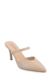 Journee Collection Yvon Pointed Toe Mule In Wheat