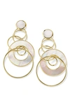 Ippolita 18k Gold Rock Candy Mother Of Pearl Drop Earrings