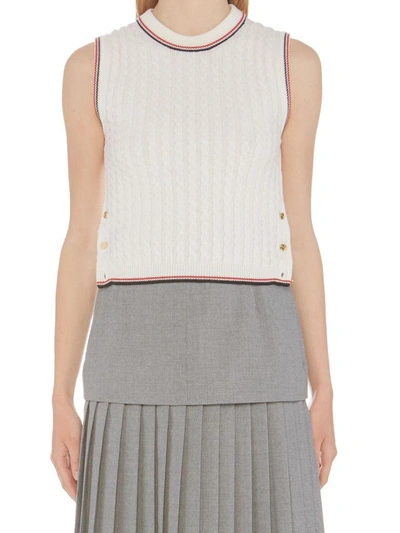 Thom Browne Vest In White