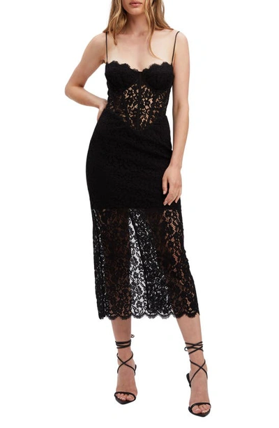 is a midi dress black tie Italian Summer Tie Neck Midi Dress Black