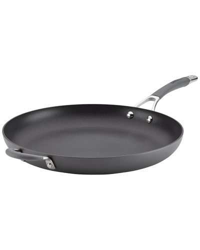 Circulon Radiance Hard Anodized Aluminum Nonstick 14" Frying Pan With Helper Handle In Gray