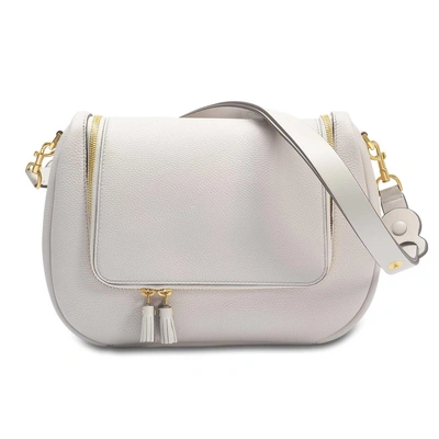 Anya Hindmarch Vere Soft Satchel Bag In Mini Grain In Grey