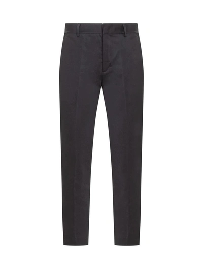 Alphatauri Cotton Blend Trousers In Black