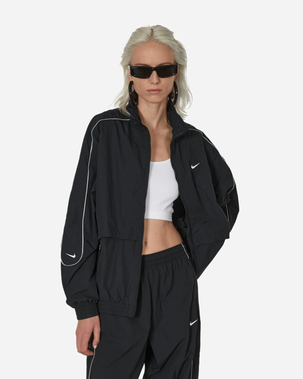 Nike Solo Swoosh Woven Track Jacket Black In Multicolor | ModeSens