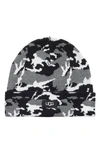 Ugg Camo Cuff Knit Beanie In Black Camo