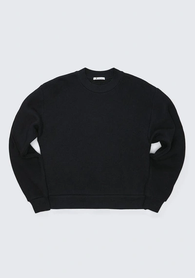 Alexander Wang Exclusive Dense Fleece Sweatshirt In Black
