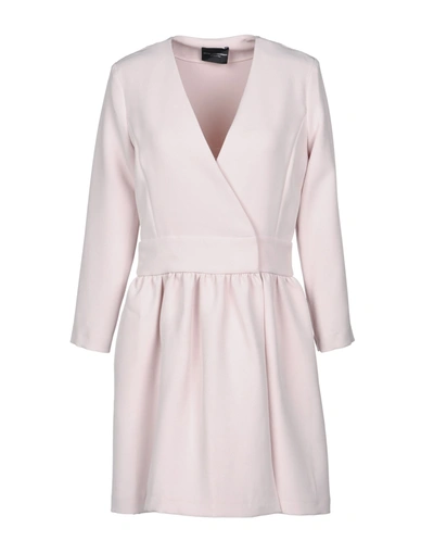 Atos Lombardini Short Dresses In Light Pink