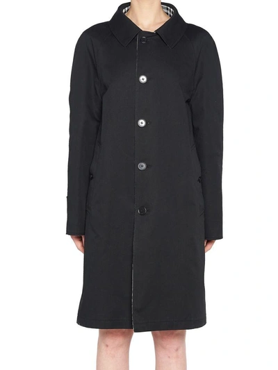 Burberry Car Coat Coat In Multicolor