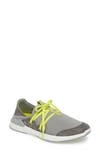 Olukai Pehuea Pa'i Convertible Sneaker In Pale Grey/ Charcoal Fabric