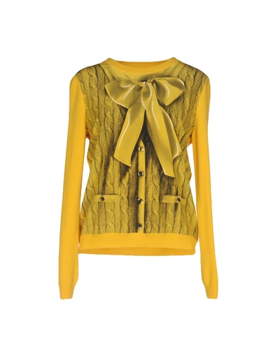 Moschino Sweater In Yellow