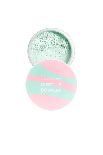 Chica Y Chico Matte Powder In Green. In Mint