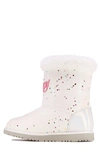 Juicy Couture Kids' Malibu Faux Fur Lined Boot In White