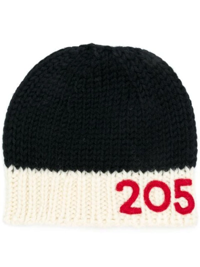 Calvin Klein 205w39nyc Logo Beanie In Black