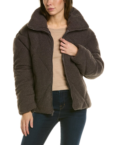 Andrew Marc Sport Women's Mixed Media Sherpa and Quilt Jacket With  Adjustable Waist - Macy's