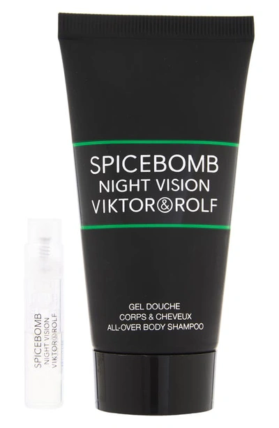 Viktor & Rolf Spicebomb Night Vision Eau De Toilette Set Usd $35 Value<br>