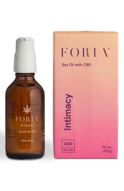 Foria Intimacy Sex Oil With Cbd, 8.5 oz