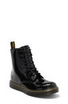 Dr. Martens' Kids' Zavala Junior Boot In Black Patent Leather