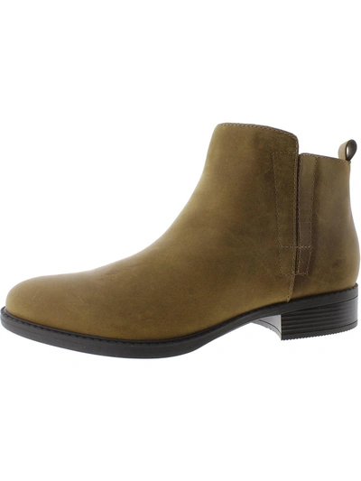 Easy Street Larime Womens Pull On Round Toe Ankle Boots In Brown