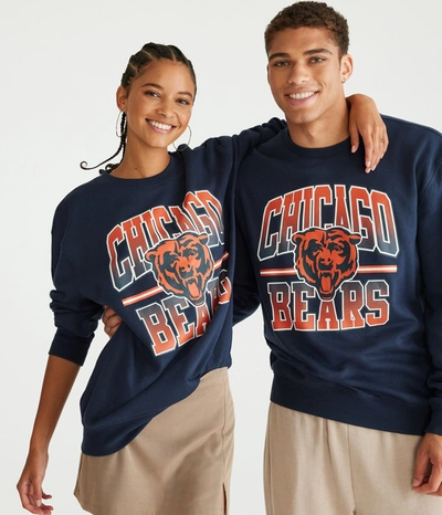 Aéropostale Chicago Bears Crew Sweatshirt In Blue