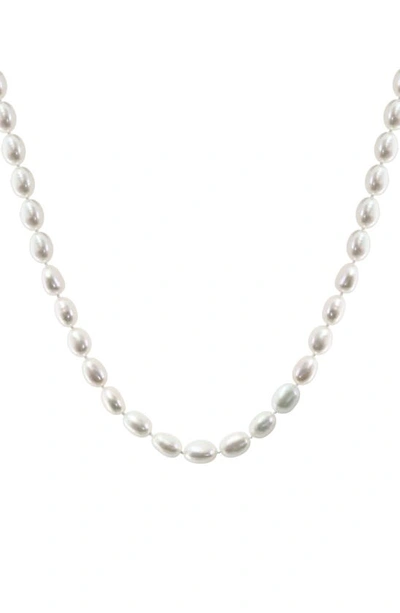 Effy 14k Gold Freshwater Pearl Necklace In White