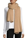 White + Warren Cashmere Travel Wrap In Camel Heather