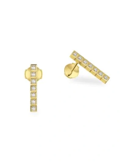 Chopard Women's Ice Cube Diamond & 18k Yellow Gold Earrings