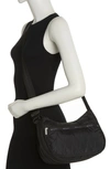 Lesportsac Classic Hobo In Braided Deboss Black